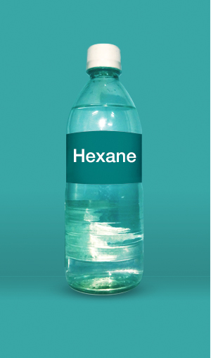 Hexane Hexane solvent is usually a mix of the different isomers of hexane (2-methyl pentane, 3 methyl pentane, 2 methyl cyclopentane and others). 
It is commonly used for polymerization, oil extraction…